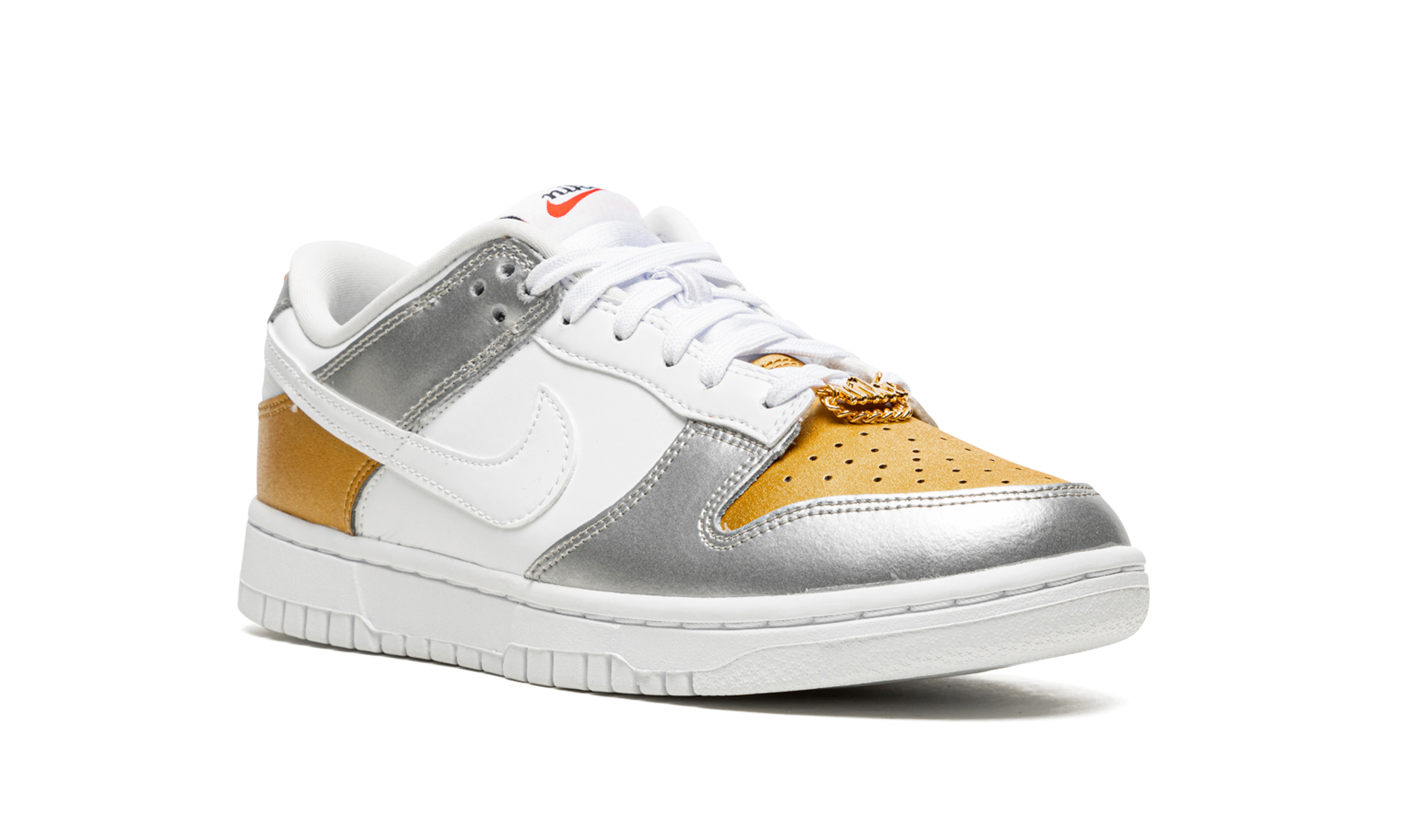 Dunk Low Women "Gold white silver" DH4403 700