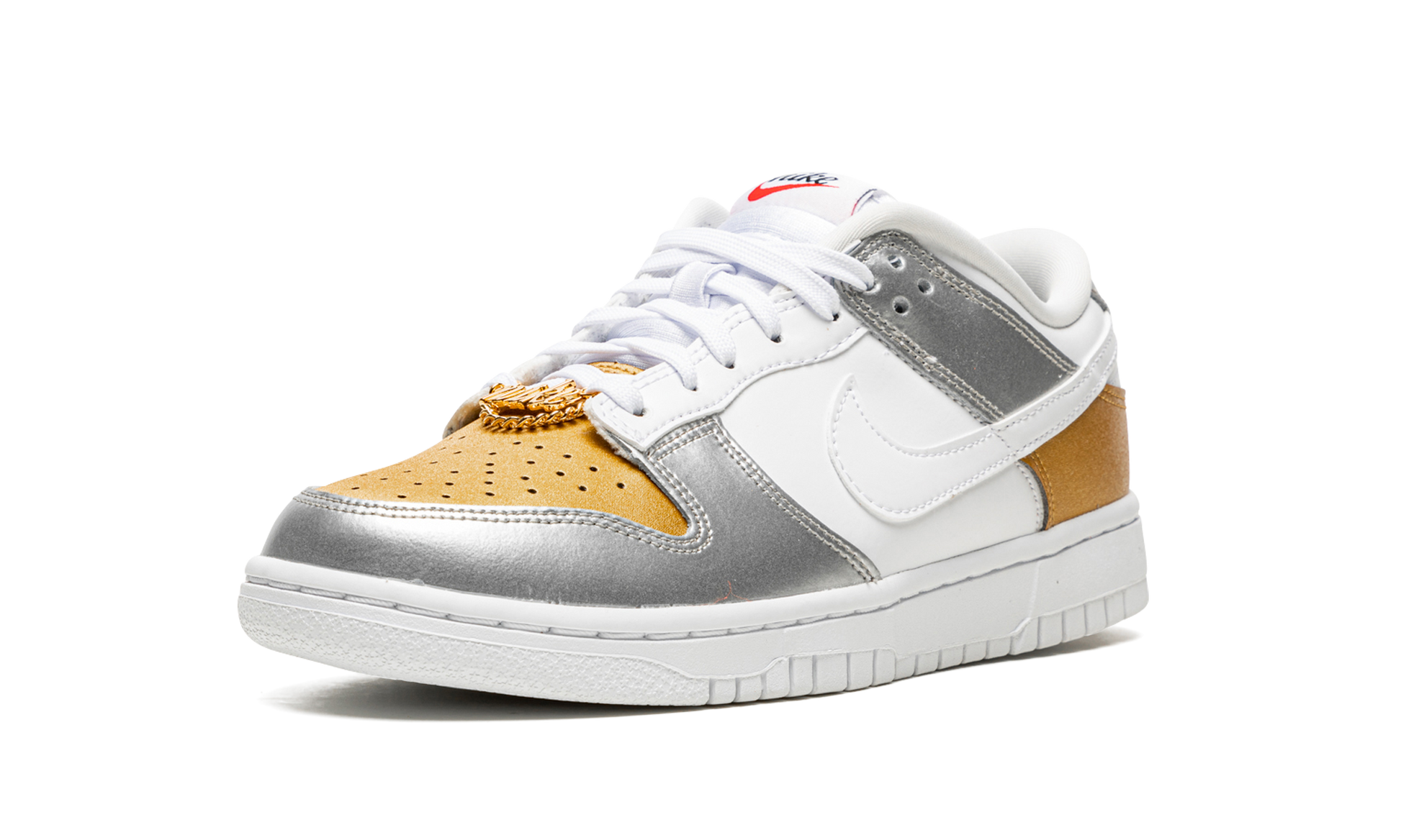 Dunk Low Women "Gold white silver" DH4403 700