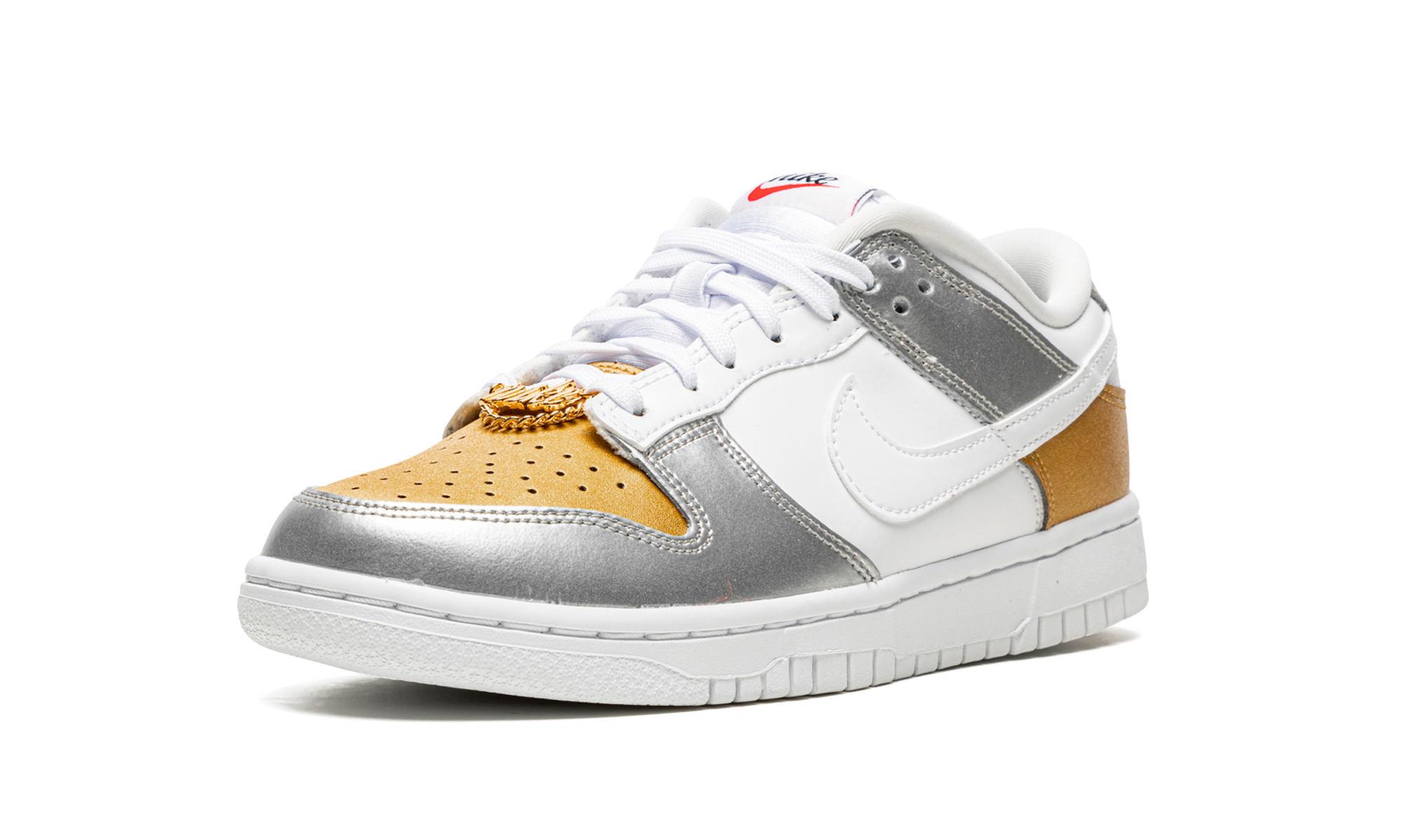 Dunk Low Women "Gold white silver" DH4403 700