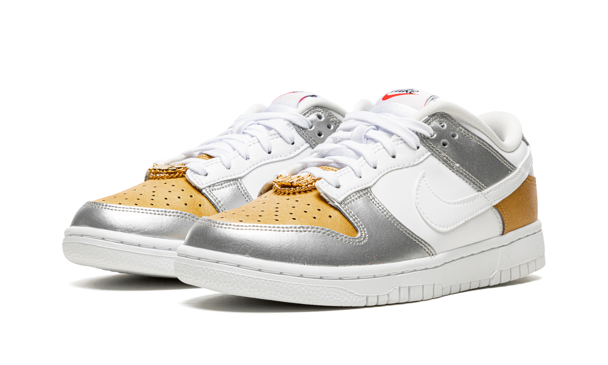 Dunk Low Women "Gold white silver" DH4403 700