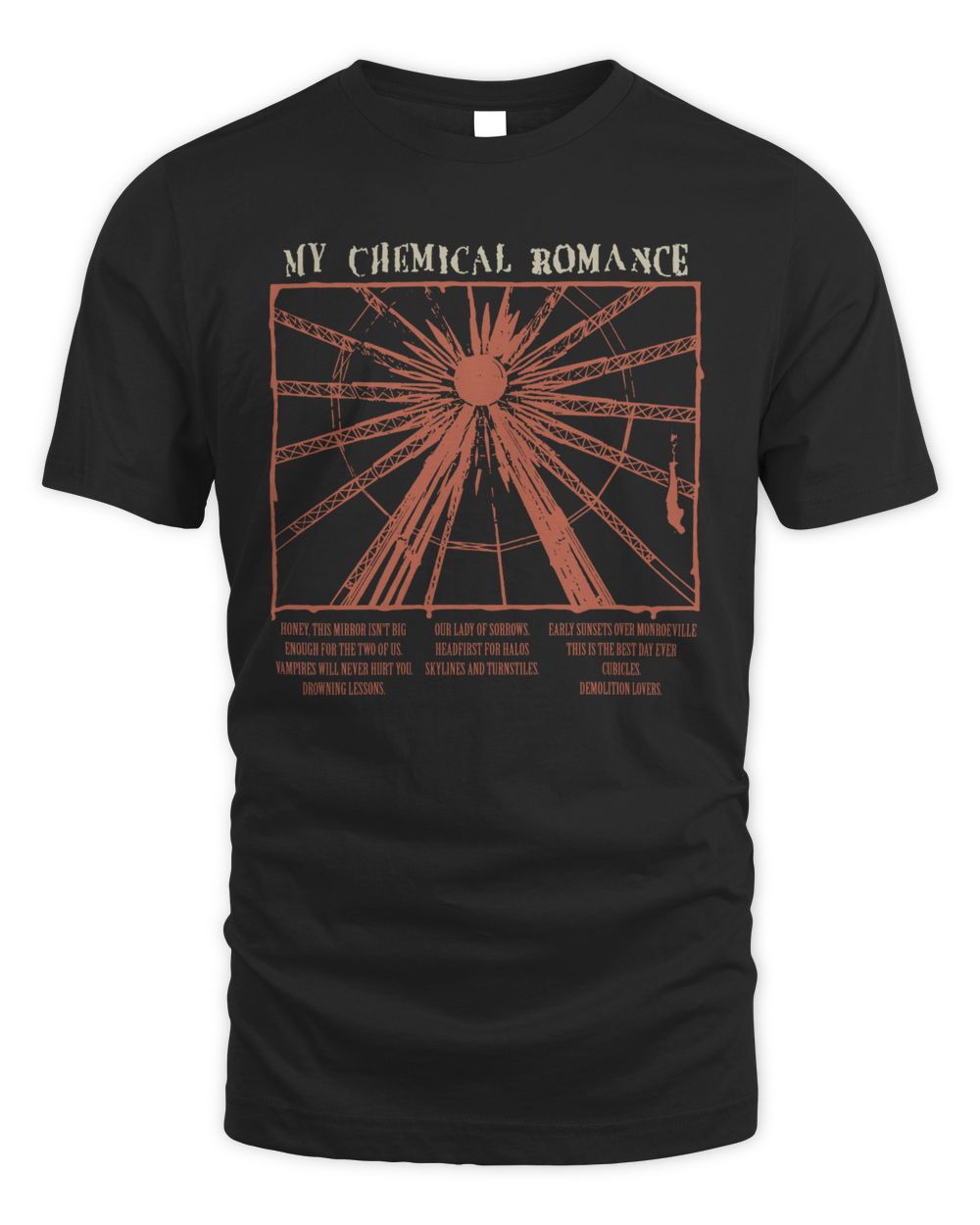 My Chemical Romance Merch Bullets Track Shirt