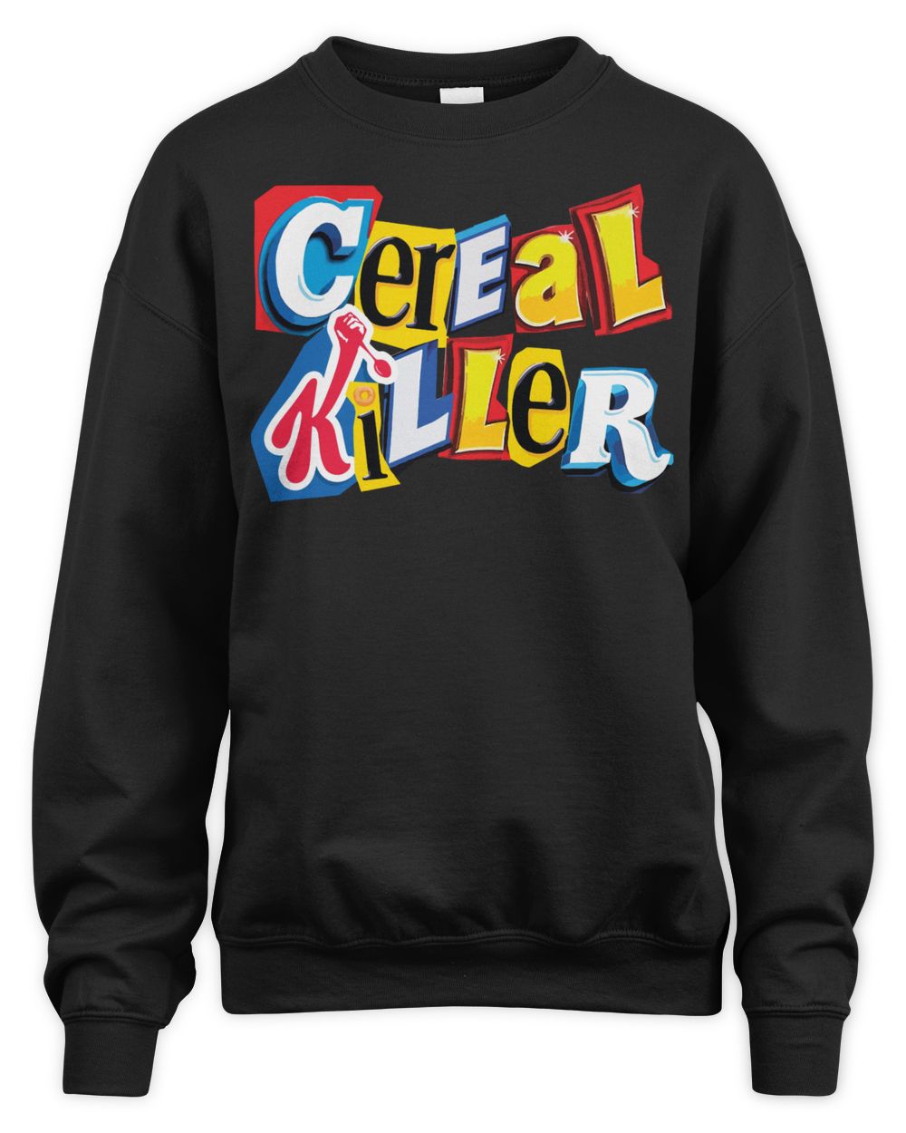 Cereal Killer Ransom Note Shirt