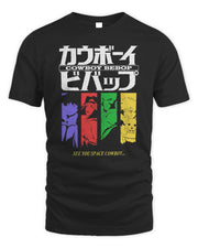 Bebop Idols Cowboy Funny Japanese Anime Manga Characters Art Shirt