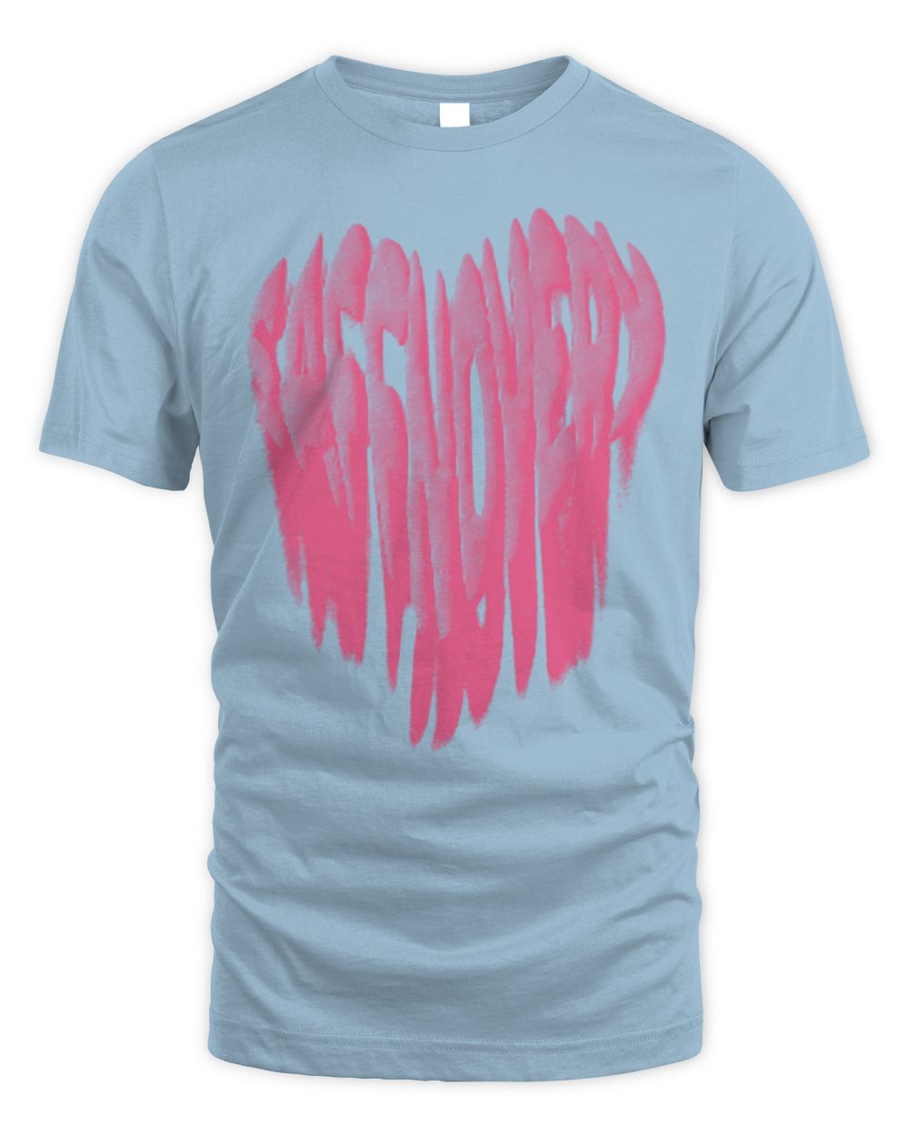 Techwear On Clothing Foam Letter Love Shirt