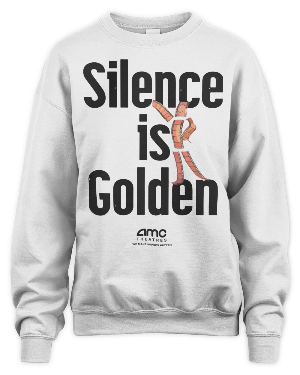 Amc Theatres Merchandise Silence is Golden Shirt