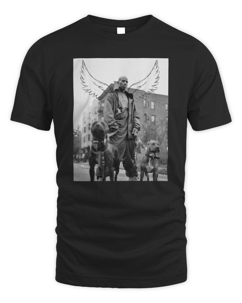 Dmxs Blac And White Shirt