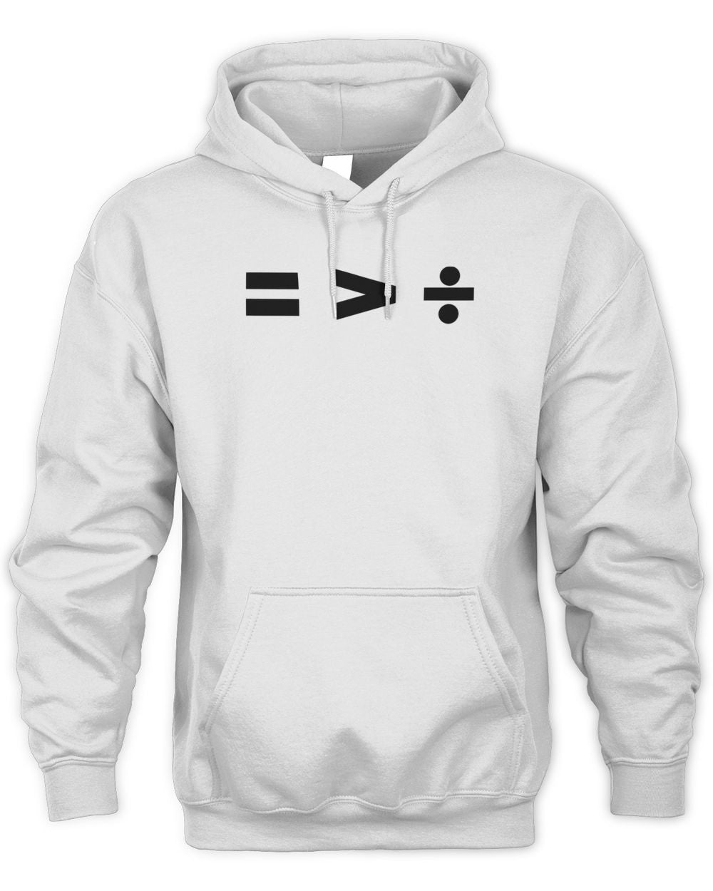 Melanin Apparel Equal is Greater Than Divided Shirt