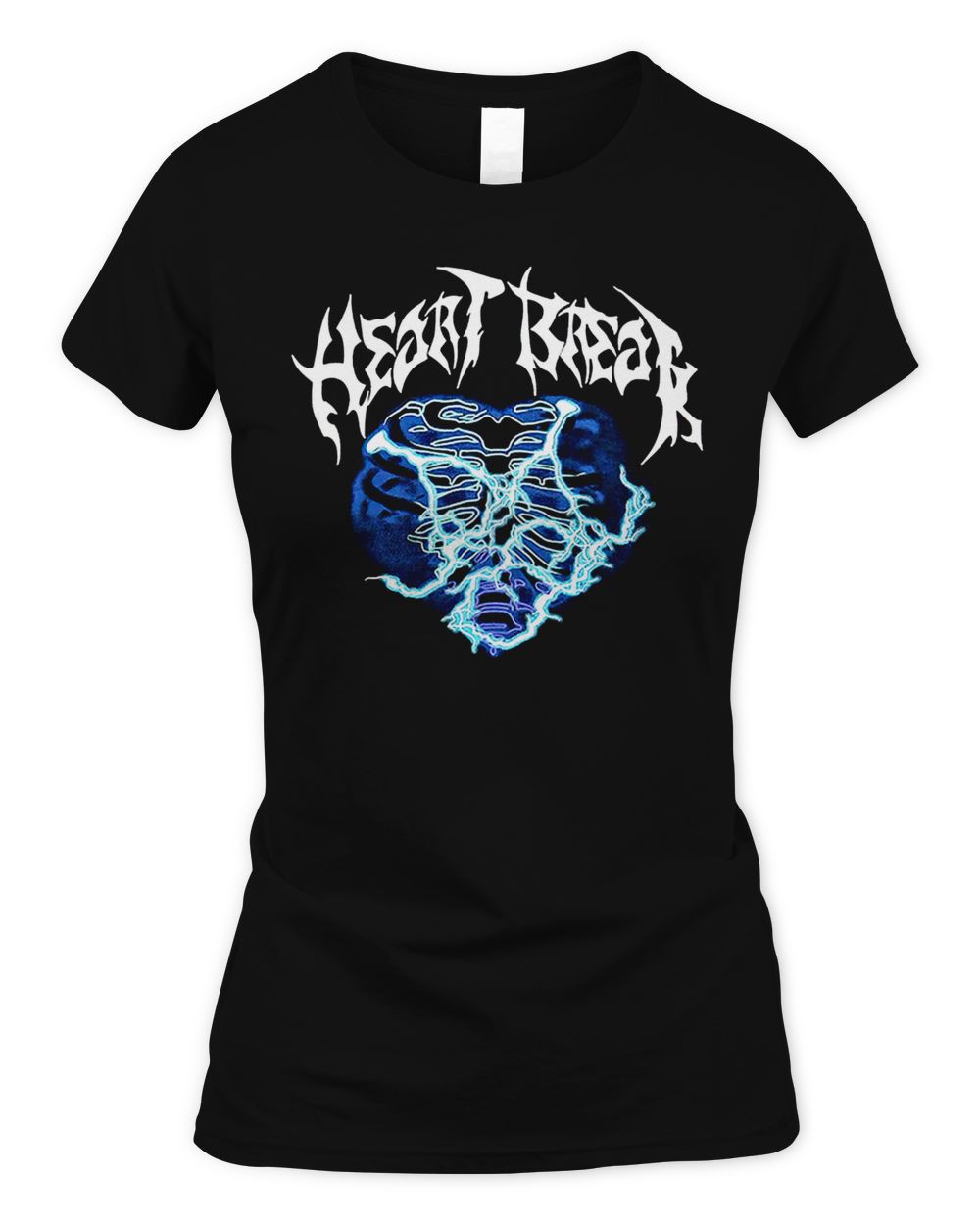Techwear On Clothing Lightning Skeleton Graphic Shirt