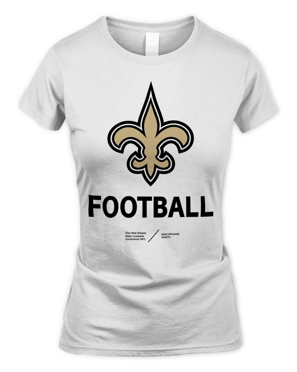 Saints Merch the Saints Sideline Infograph Performance Shirt