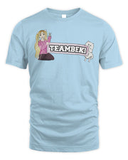 Rebekah Wing Merch Team Beki Bleu Ciel Shirt