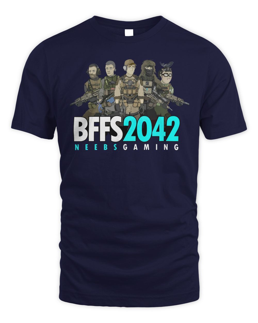 Neebs Gaming Merch Battlefield Friends 2042 Shirt