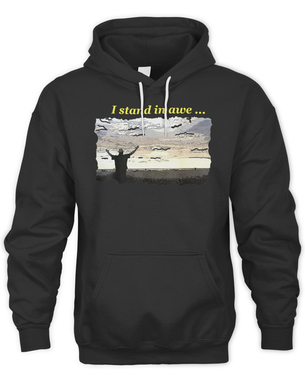Chaplain Russ Arms Raised I Stand In Awe Shirt