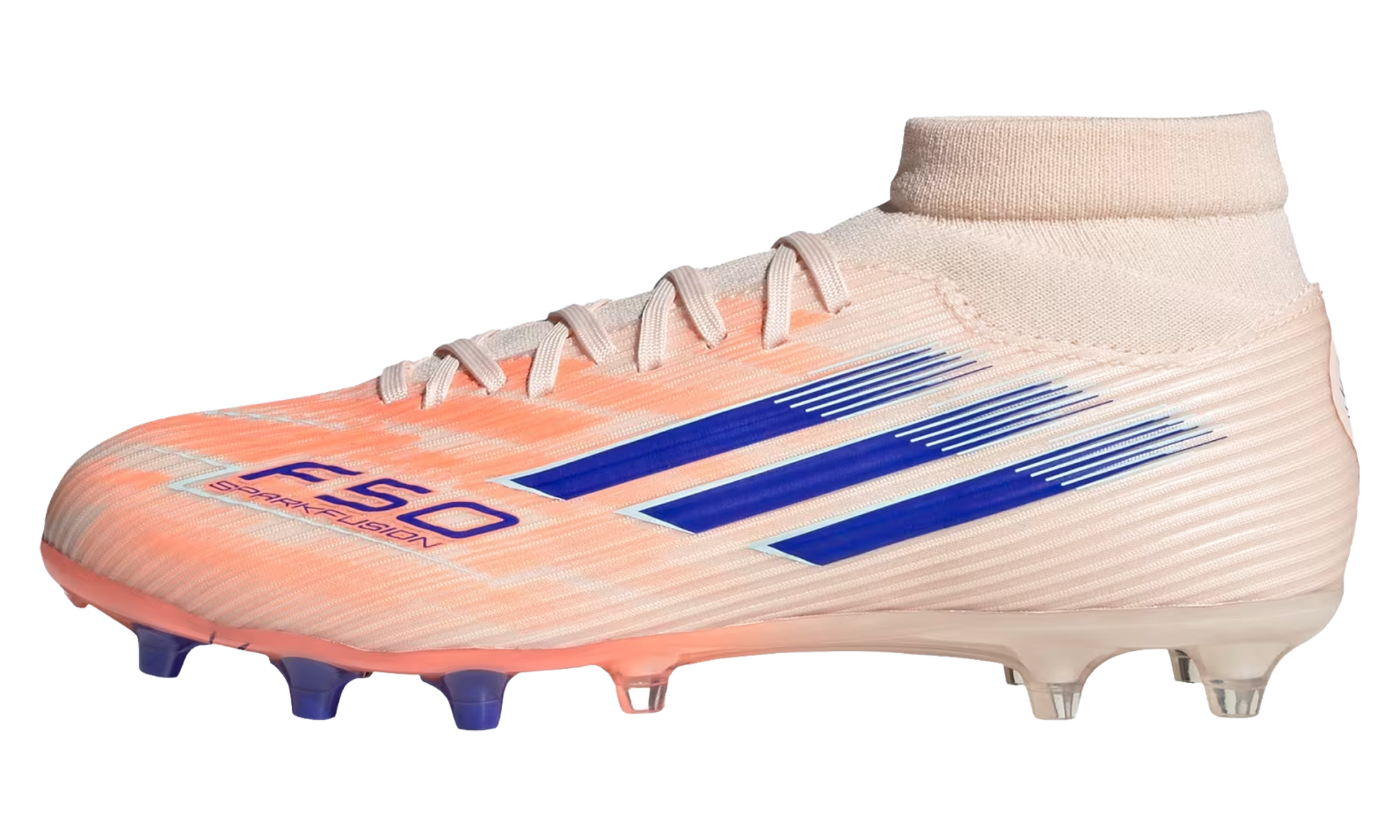 F50 Sparkfusion League Fg/ag Women "Coral / blue" JI0011