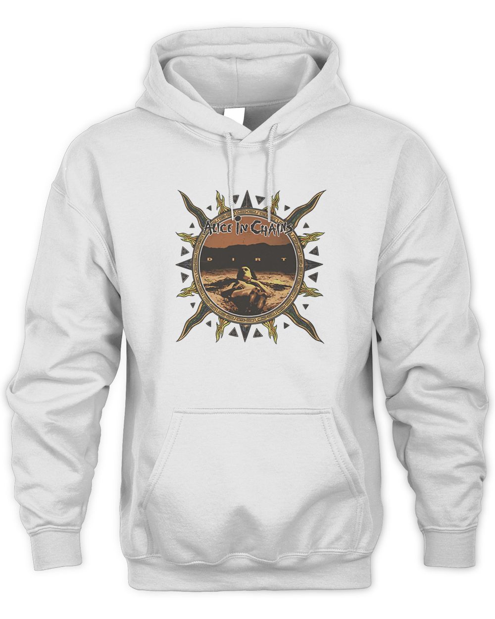 Alice in Chains Merch Vintage Sun Logo Shirt
