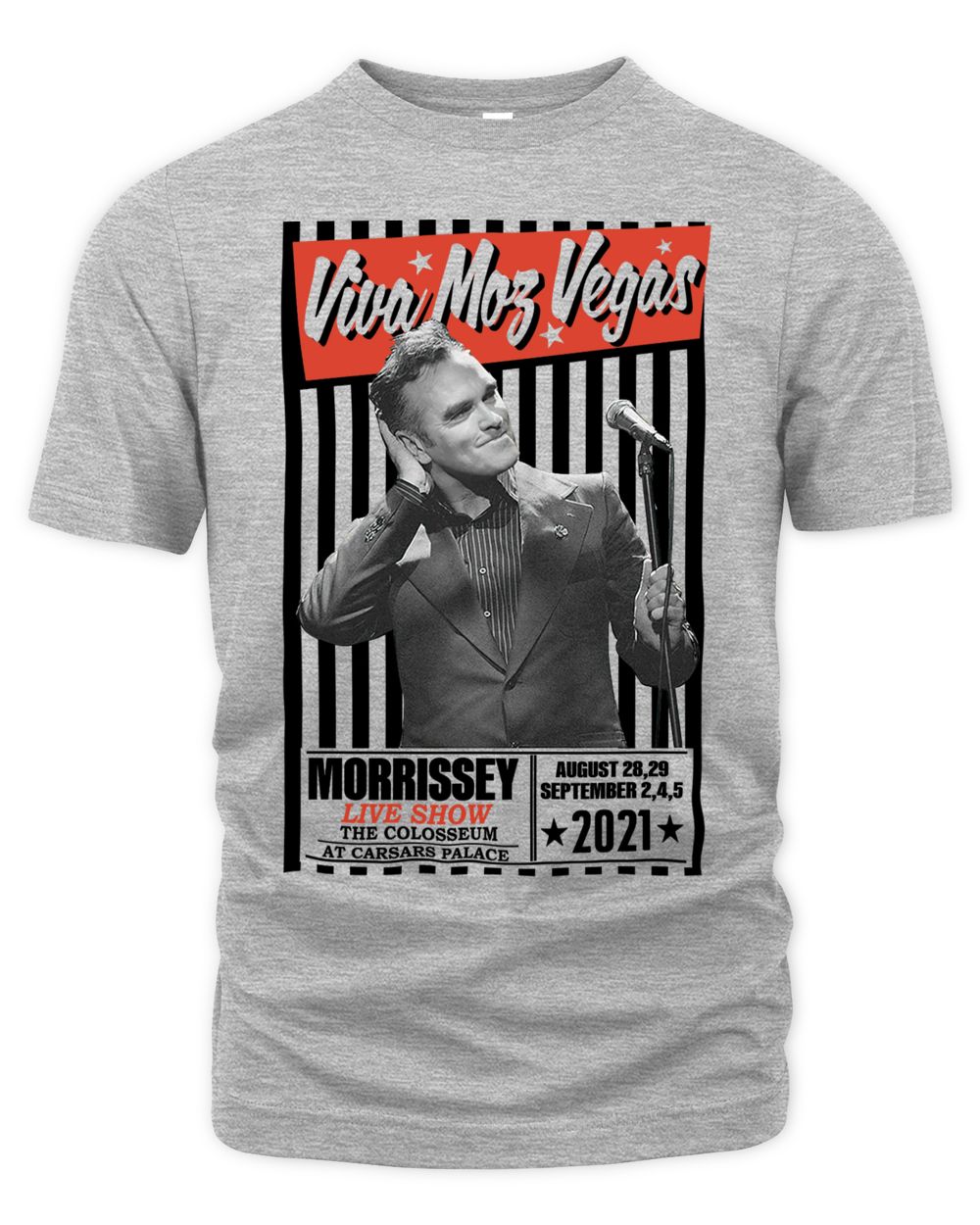 Morrissey Merch Viva Moz Vegas Shirt