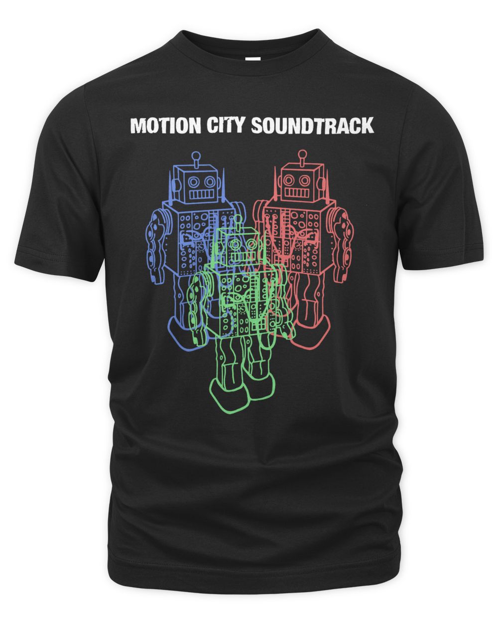Motion City Soundtrack Merch Robot Trio Shirt