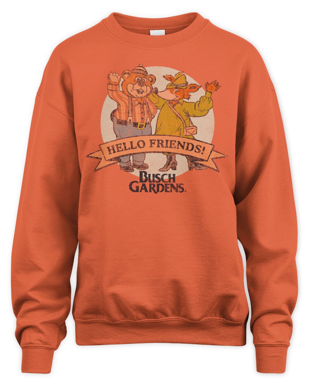 Sea World Parks Clothing Busch Gardens Retro Friends Shirt