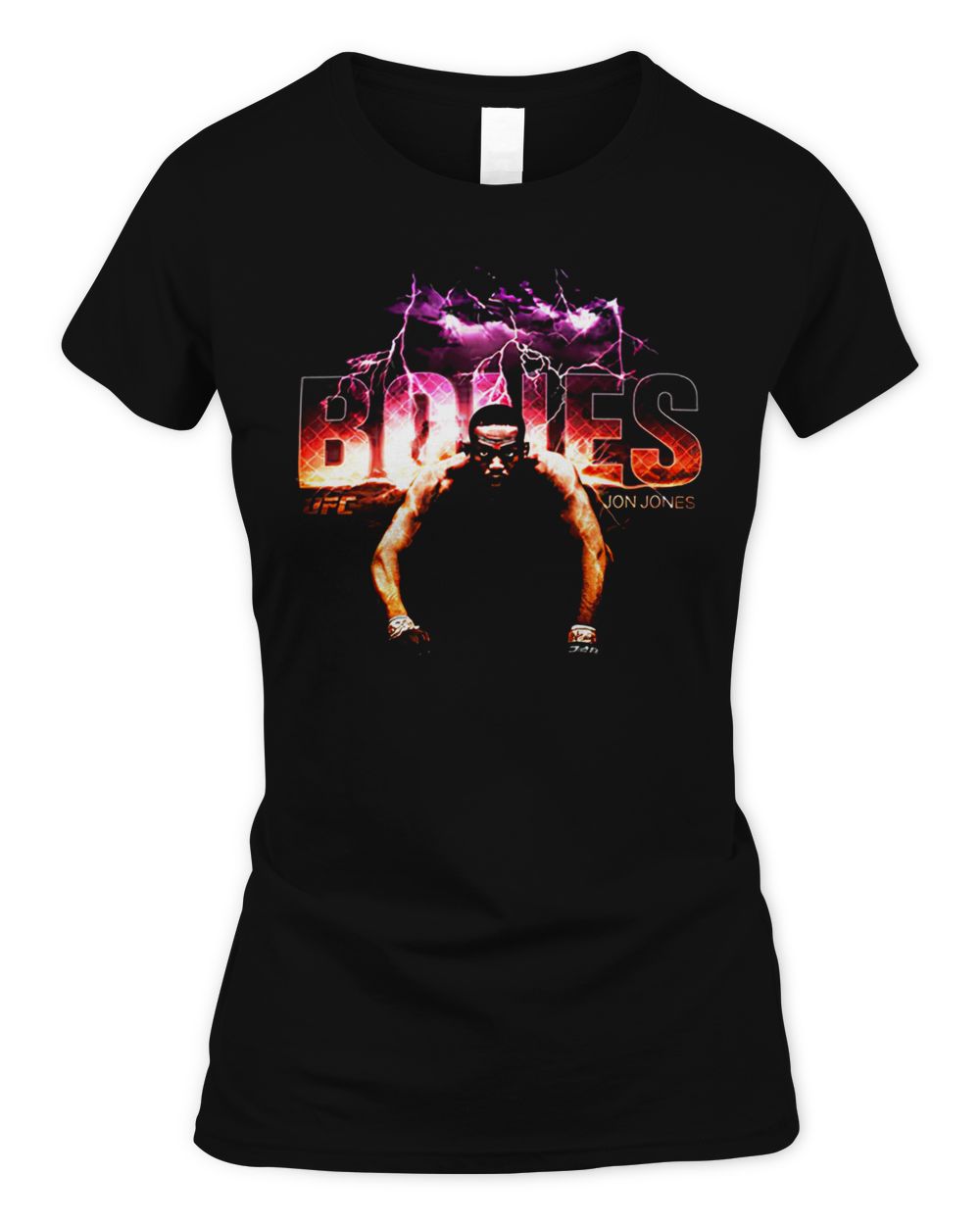 Jon Jones Merch Bones Electrifying Graphic Shirt