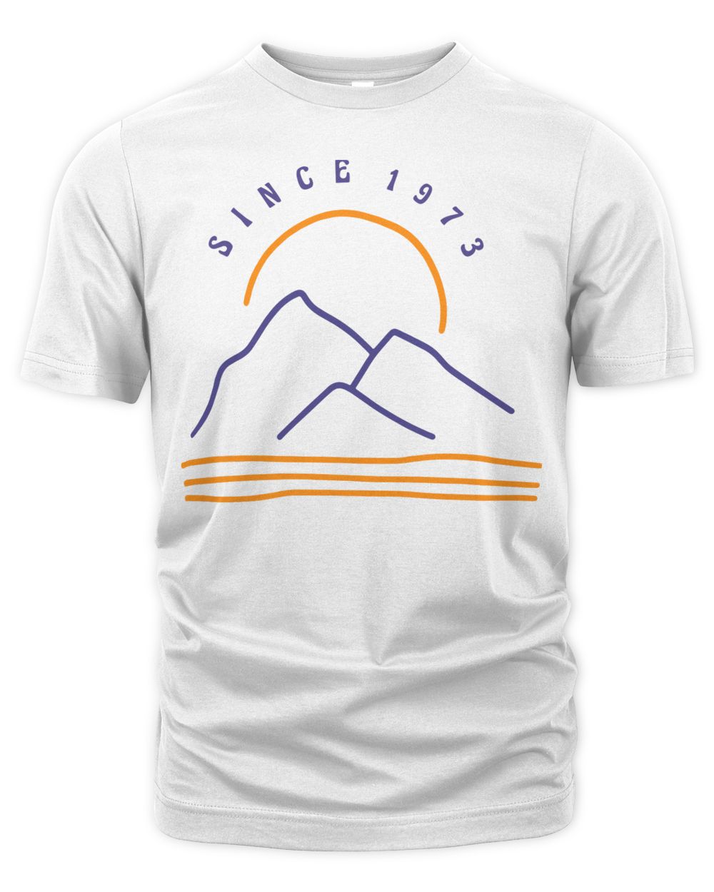 Fedex Merchandise Fedex Since 1973 Mountains Graphic Shirt