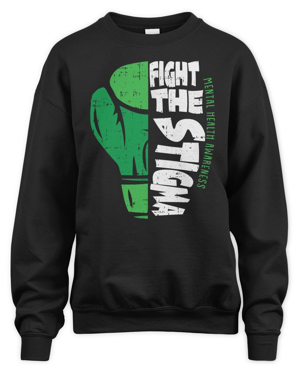 Fight The Stigma Mental Health Awareness Green Ribbon Shirt