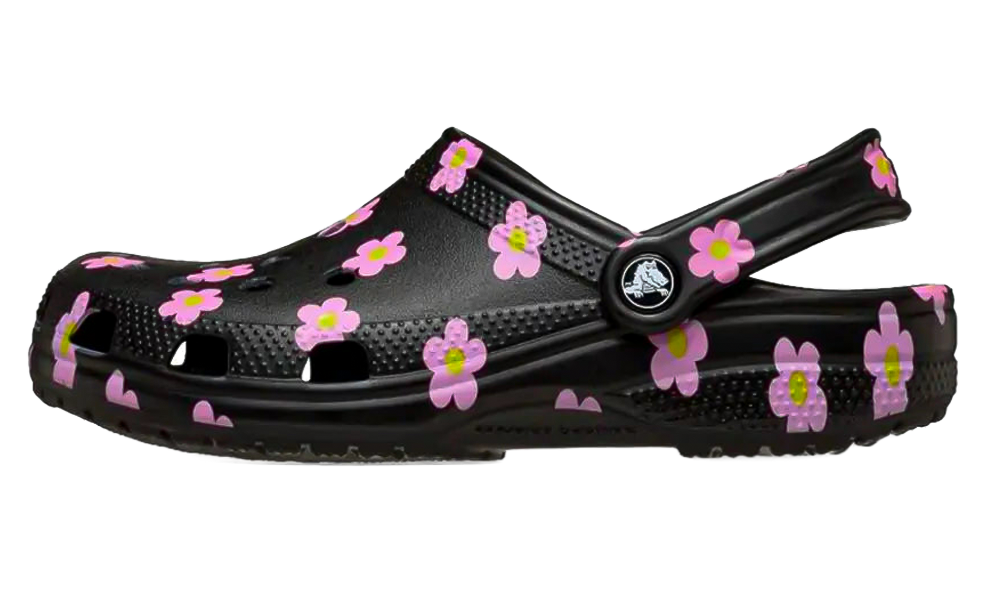 Flower Classic Clog Women "Black / pink" 212677 001
