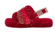 Fluff Yeah Metallic Sparkle Kids "Red"