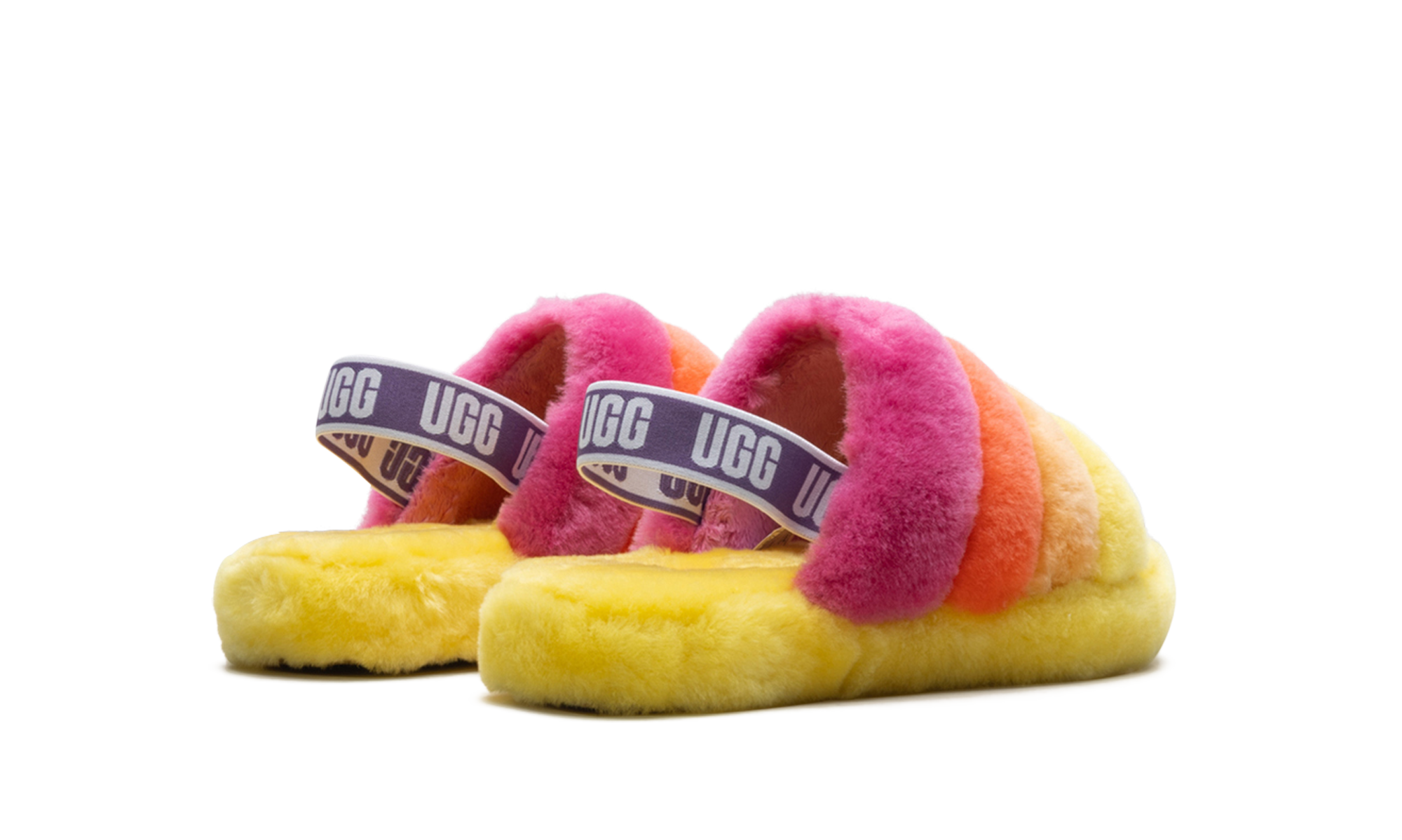 Fluff Yeah Slide GS "Yellow rainbow" 1116157K YRNB
