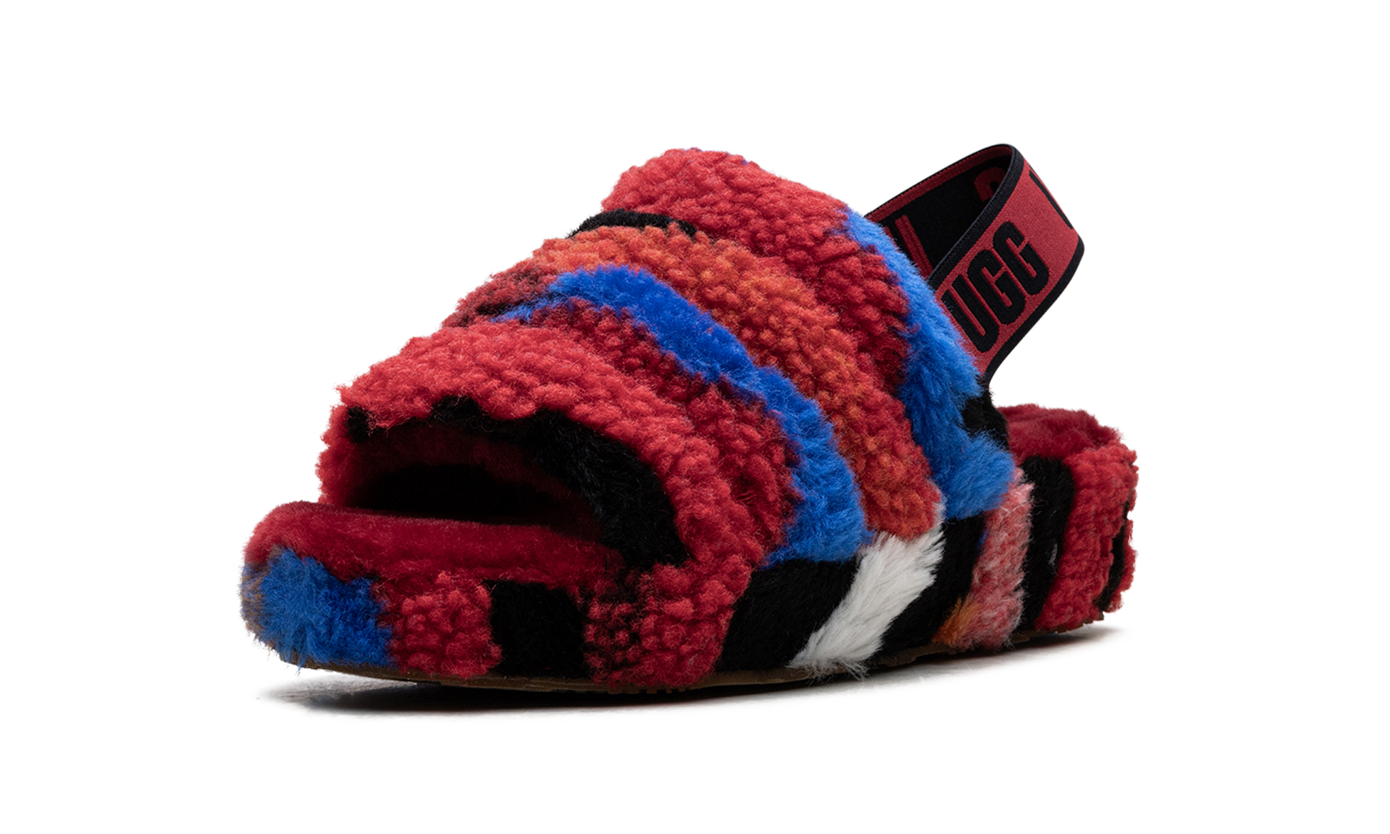 Fluff Yeah Slide Women "Cali collage red" 1118164 RED