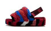 Fluff Yeah Slide Women "Cali collage red" 1118164 RED