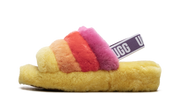 Fluff Yeah Slide Women "Rainbow yellow" 1097169 PRYW