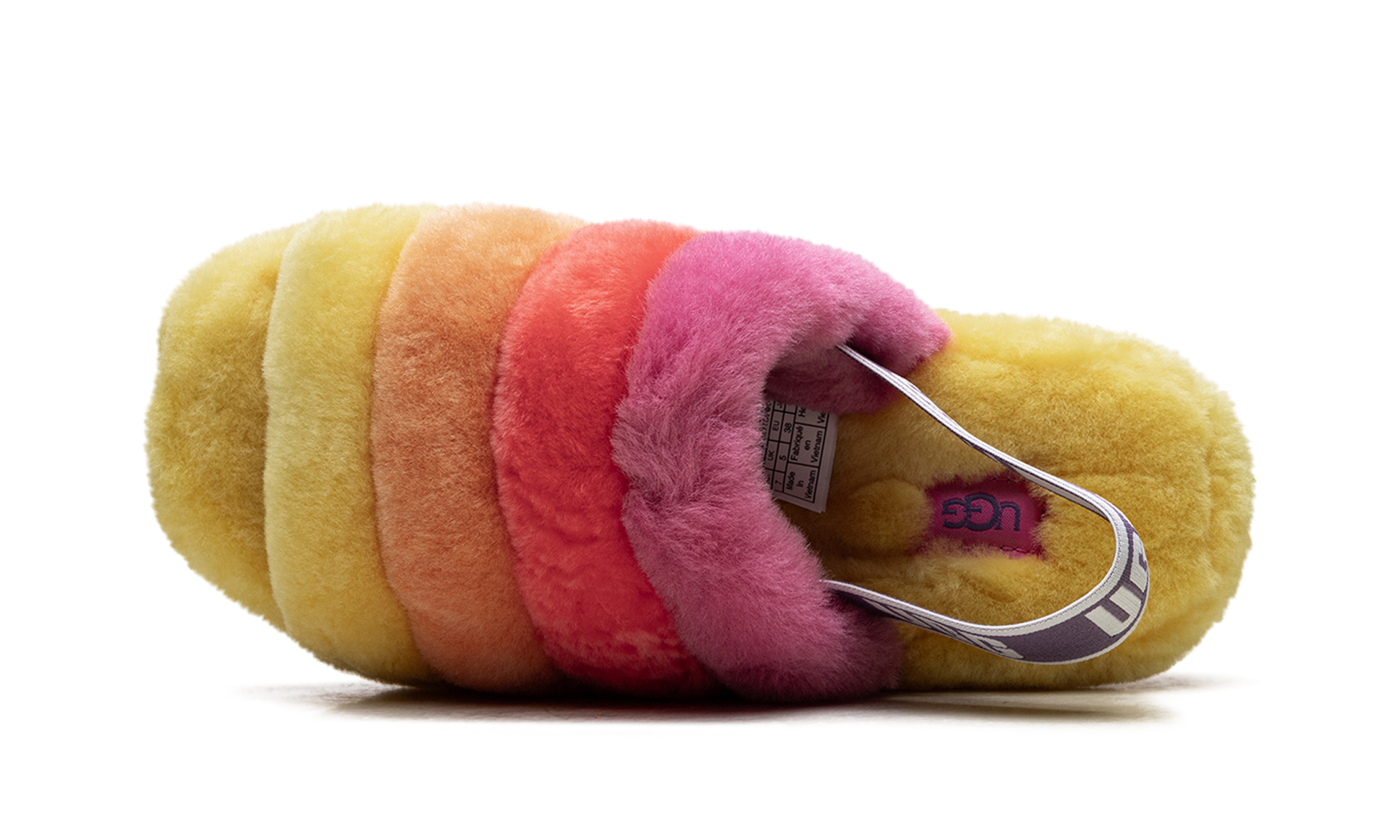 Fluff Yeah Slide Women "Rainbow yellow" 1097169 PRYW