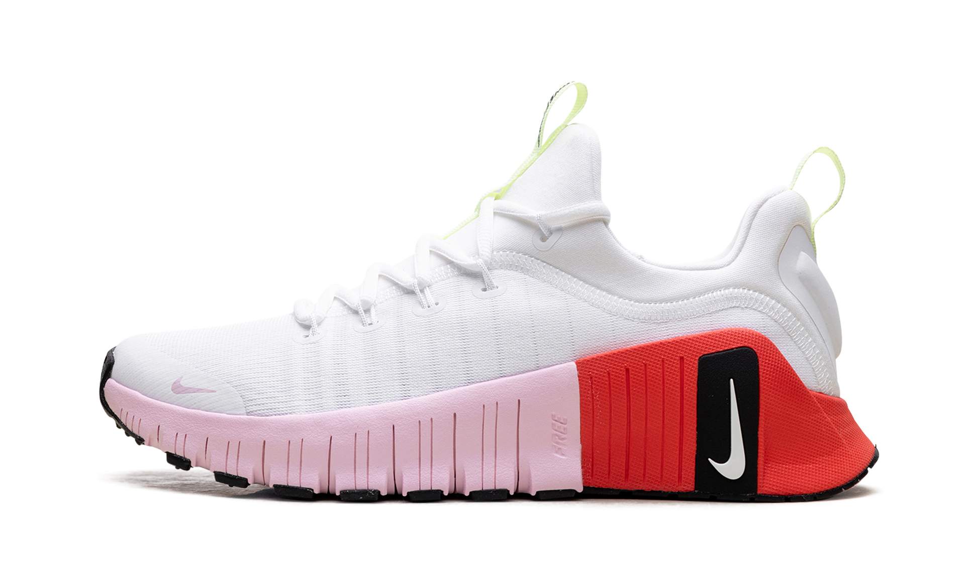 Free Metcon 6 Women "White barely volt bright crimson pink foam" IB4526 100