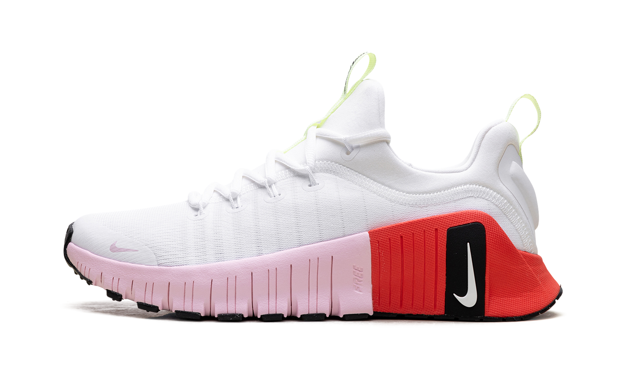 Free Metcon 6 Women "White barely volt bright crimson pink foam" IB4526 100