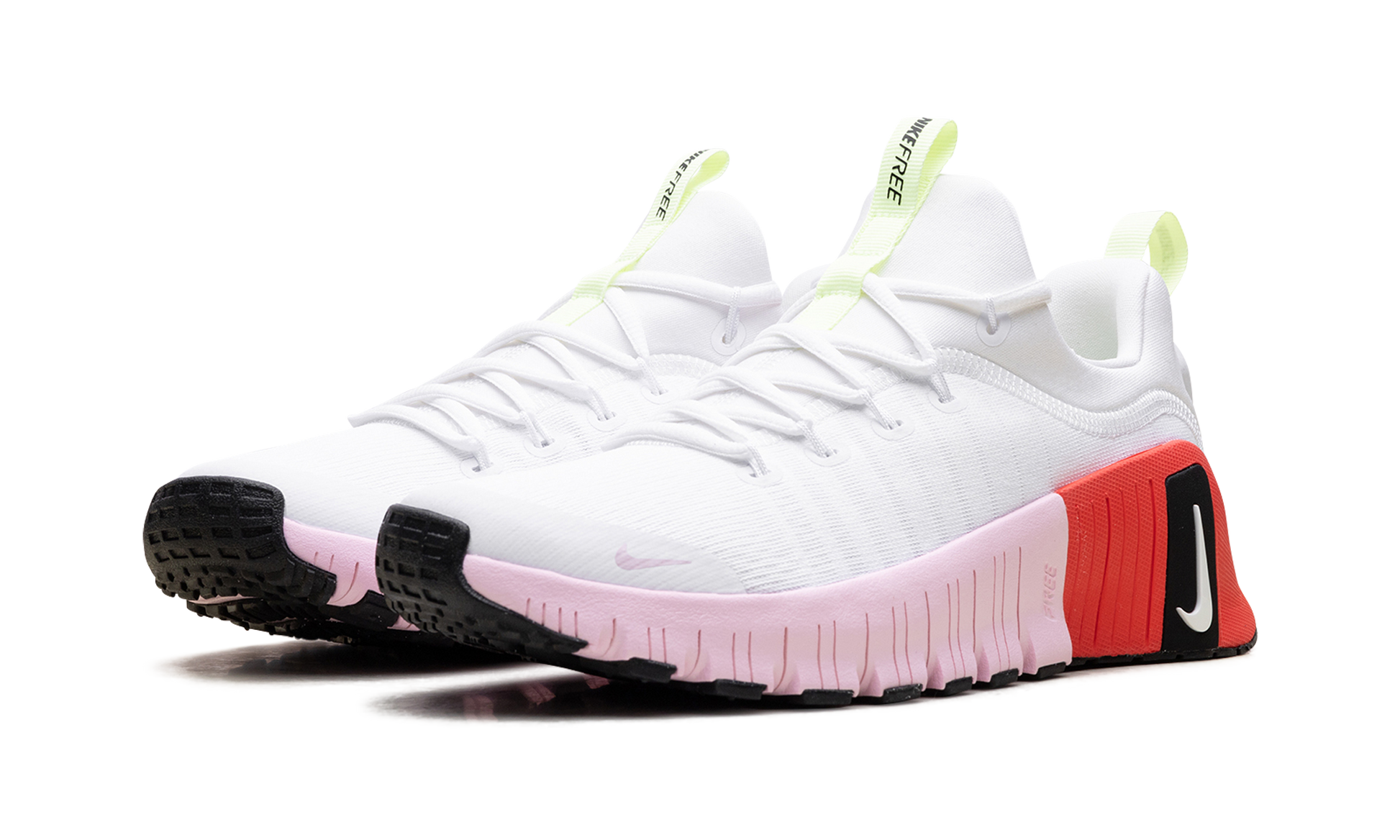 Free Metcon 6 Women "White barely volt bright crimson pink foam" IB4526 100