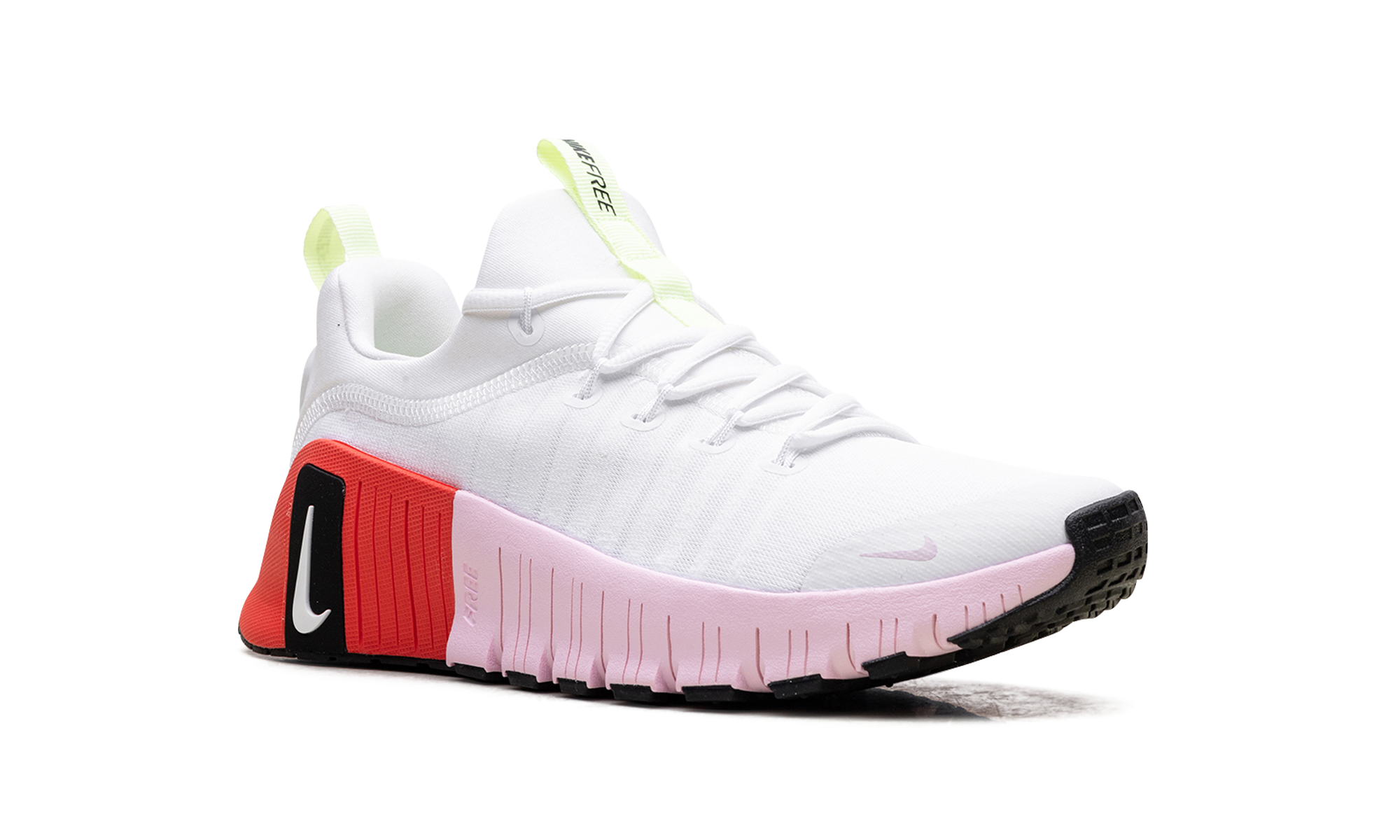 Free Metcon 6 Women "White barely volt bright crimson pink foam" IB4526 100
