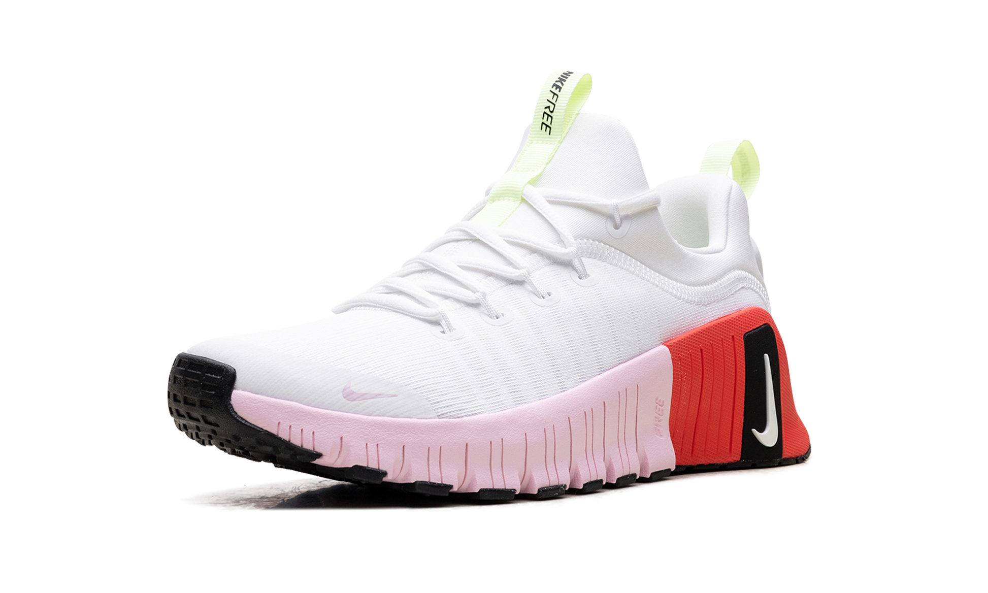 Free Metcon 6 Women "White barely volt bright crimson pink foam" IB4526 100