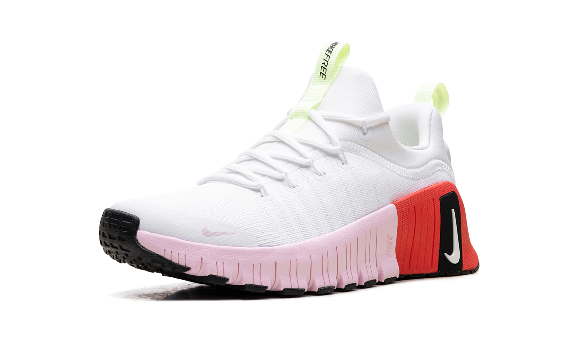 Free Metcon 6 Women "White barely volt bright crimson pink foam" IB4526 100