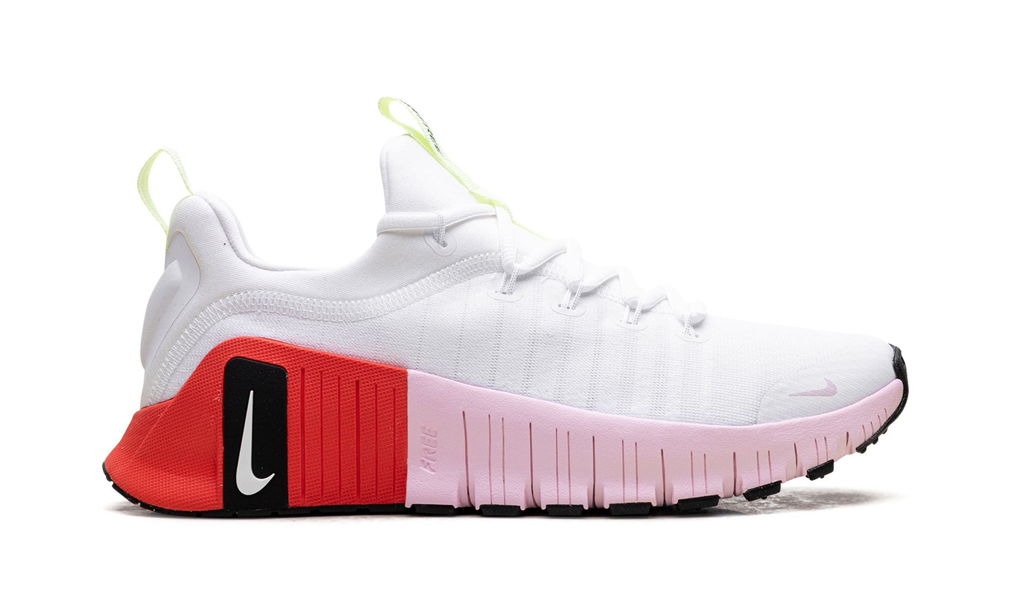 Free Metcon 6 Women "White barely volt bright crimson pink foam" IB4526 100