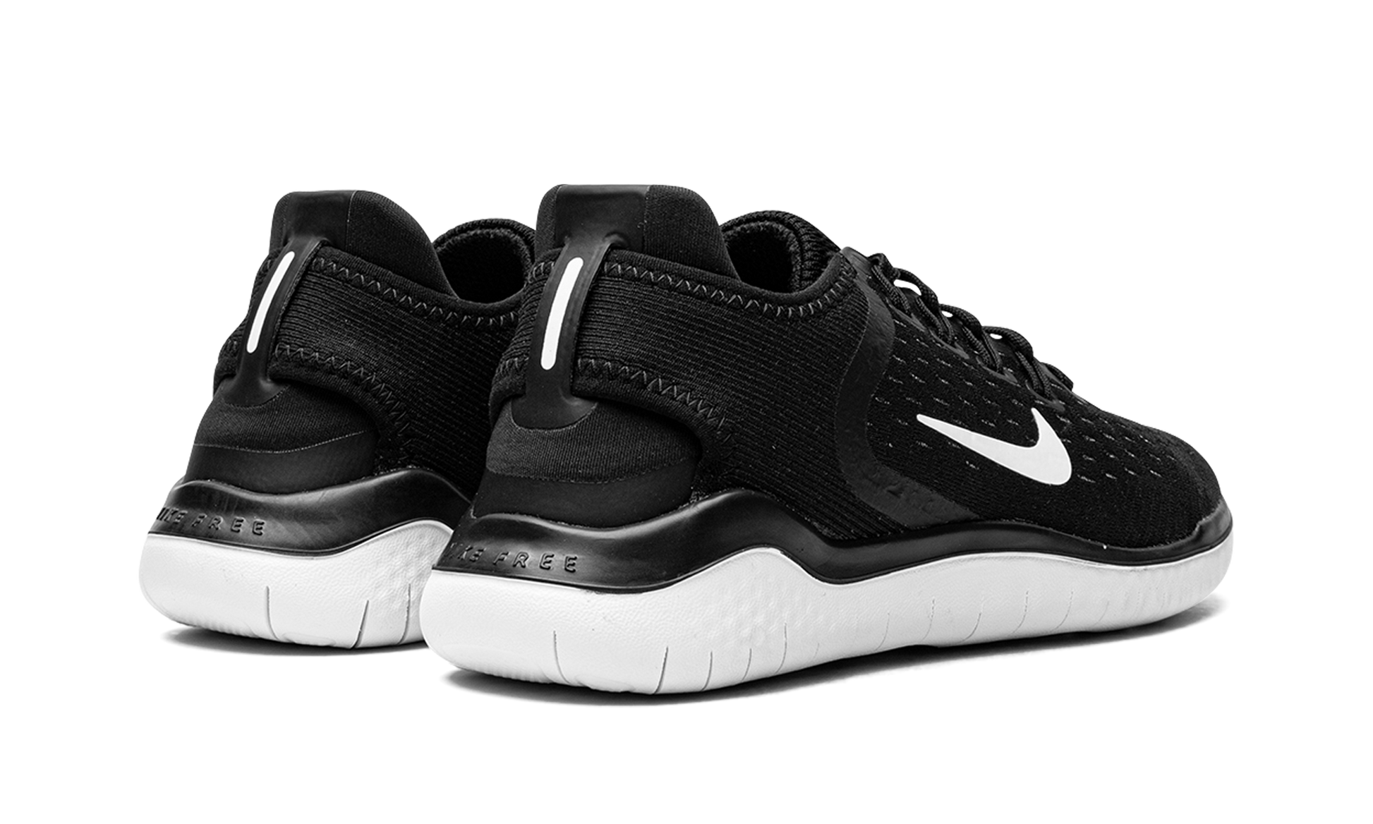 Free Rn 2018 Mns Women "Black white" 942837 001