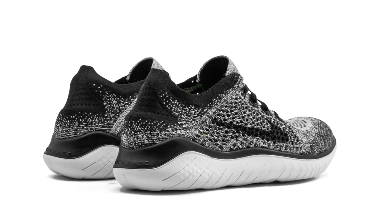 Free Rn Flyknit 2018 Women "Oreo" 942839 101