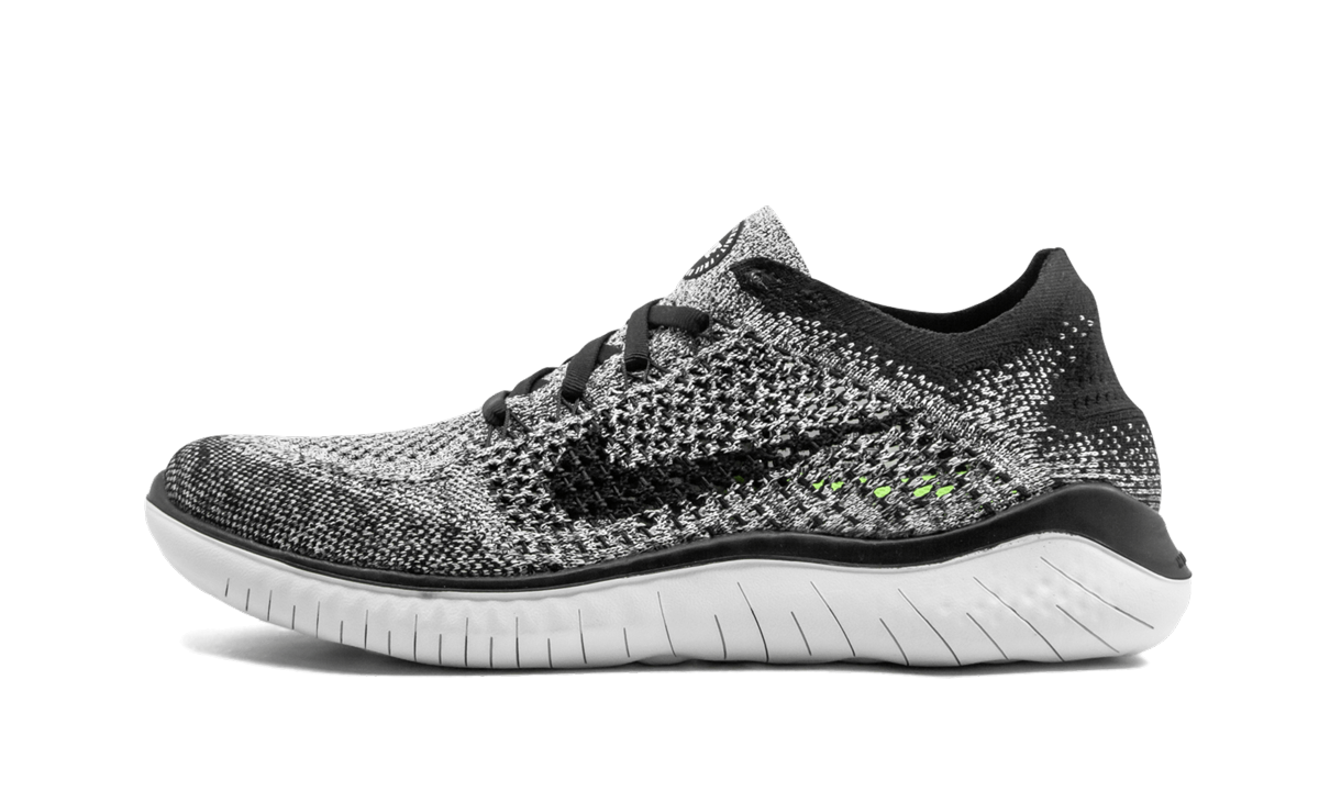 Free Rn Flyknit 2018 Women "Oreo" 942839 101