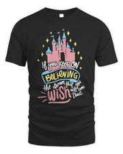 Friday Apparel Keep Believing Cinderella Castle Shirt