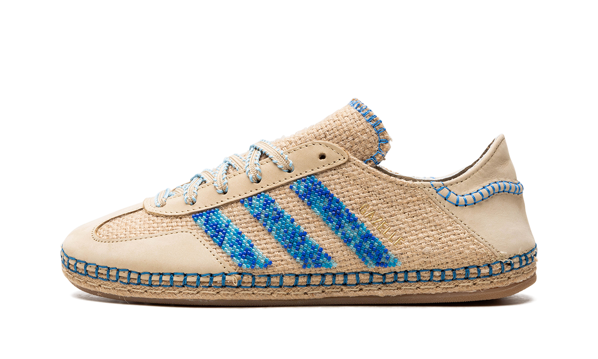 Gazelle "Clot - linen khaki / light blue" IH3641