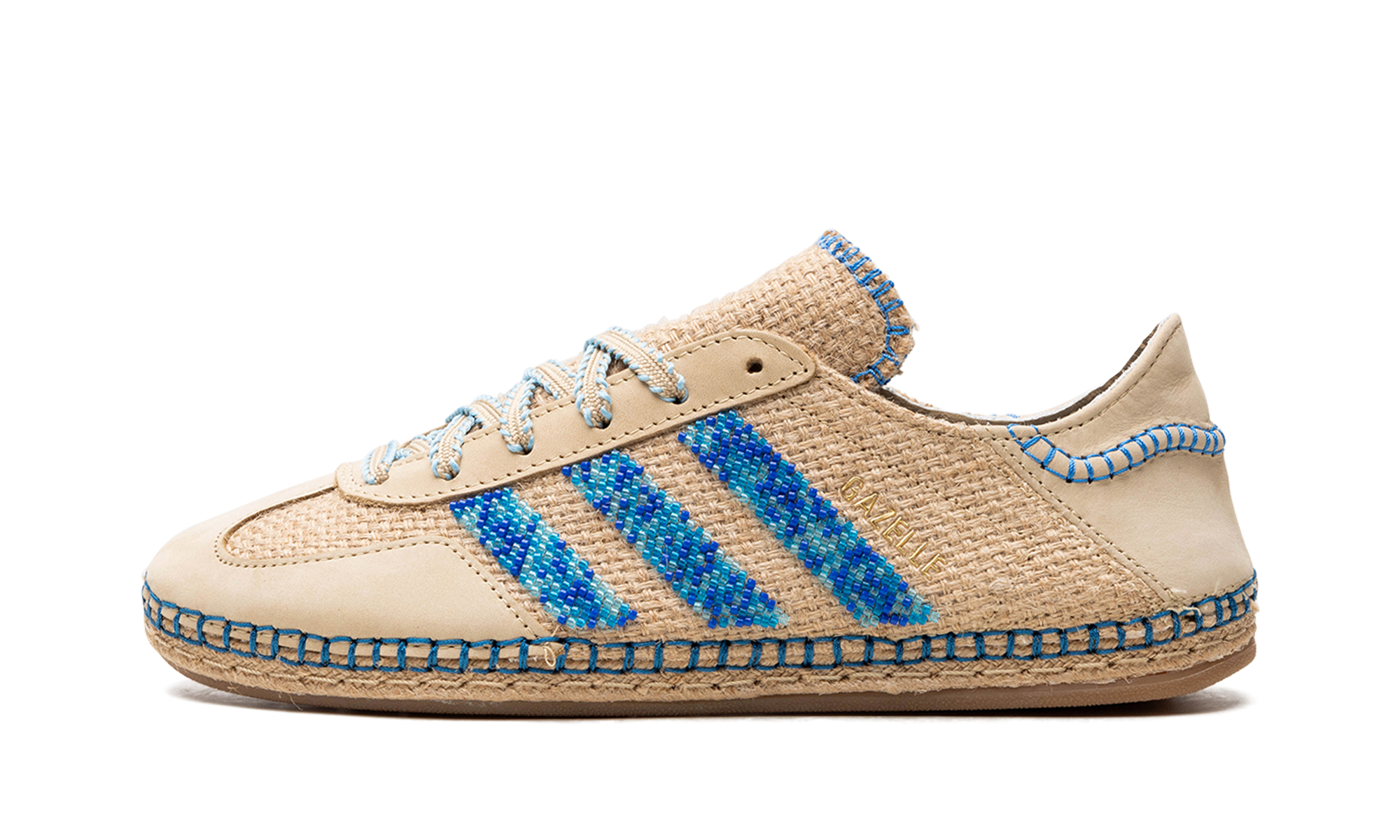 Gazelle "Clot - linen khaki / light blue" IH3641