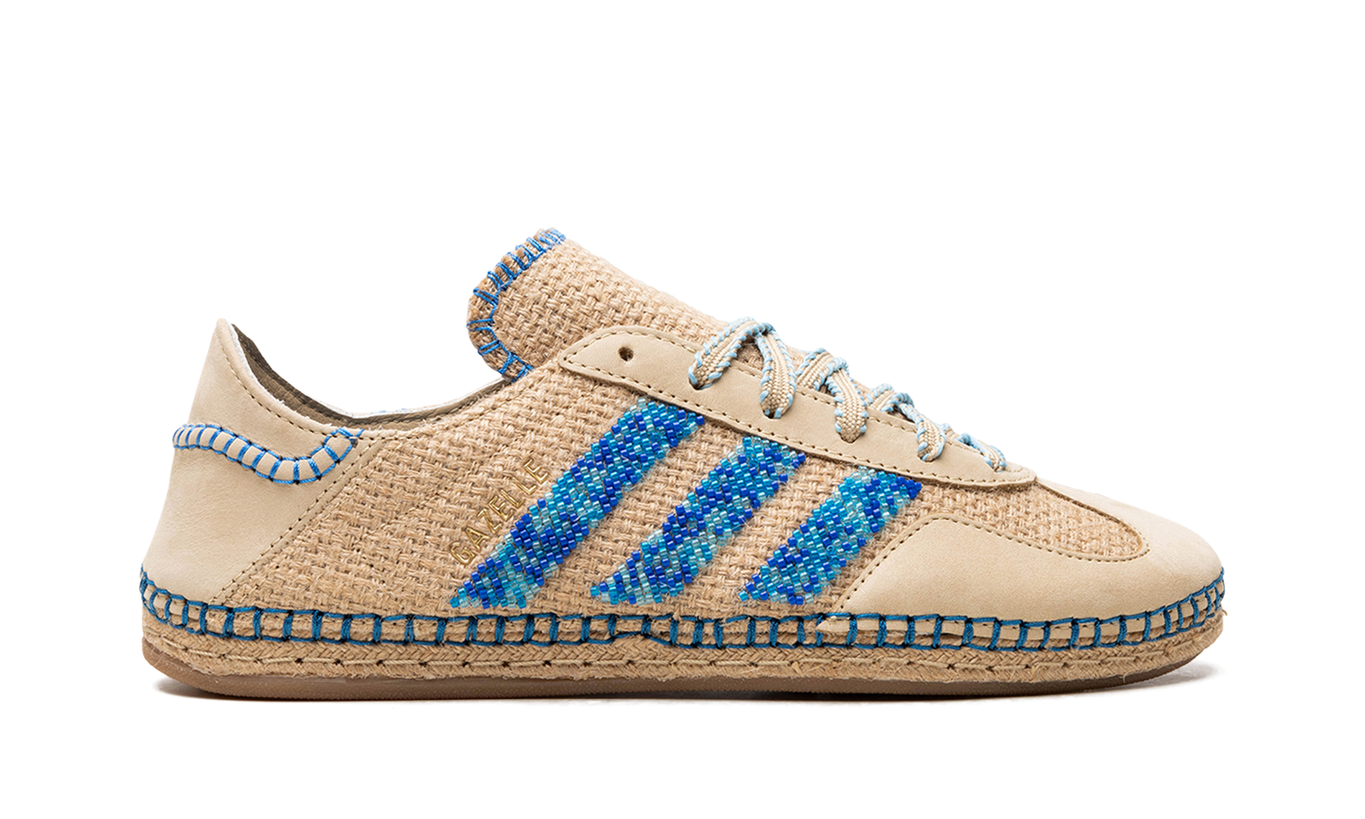 Gazelle "Clot - linen khaki / light blue" IH3641