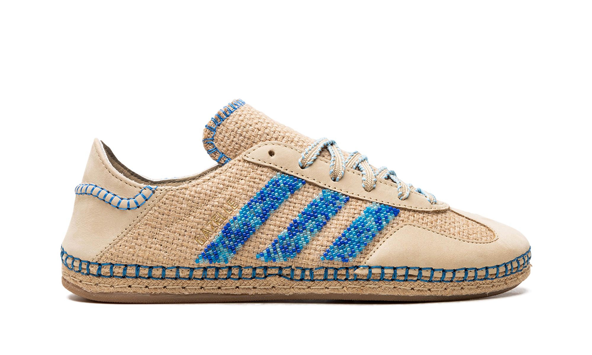 Gazelle "Clot - linen khaki / light blue" IH3641