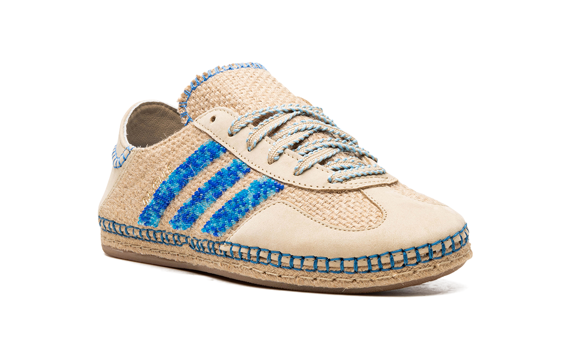 Gazelle "Clot - linen khaki / light blue" IH3641