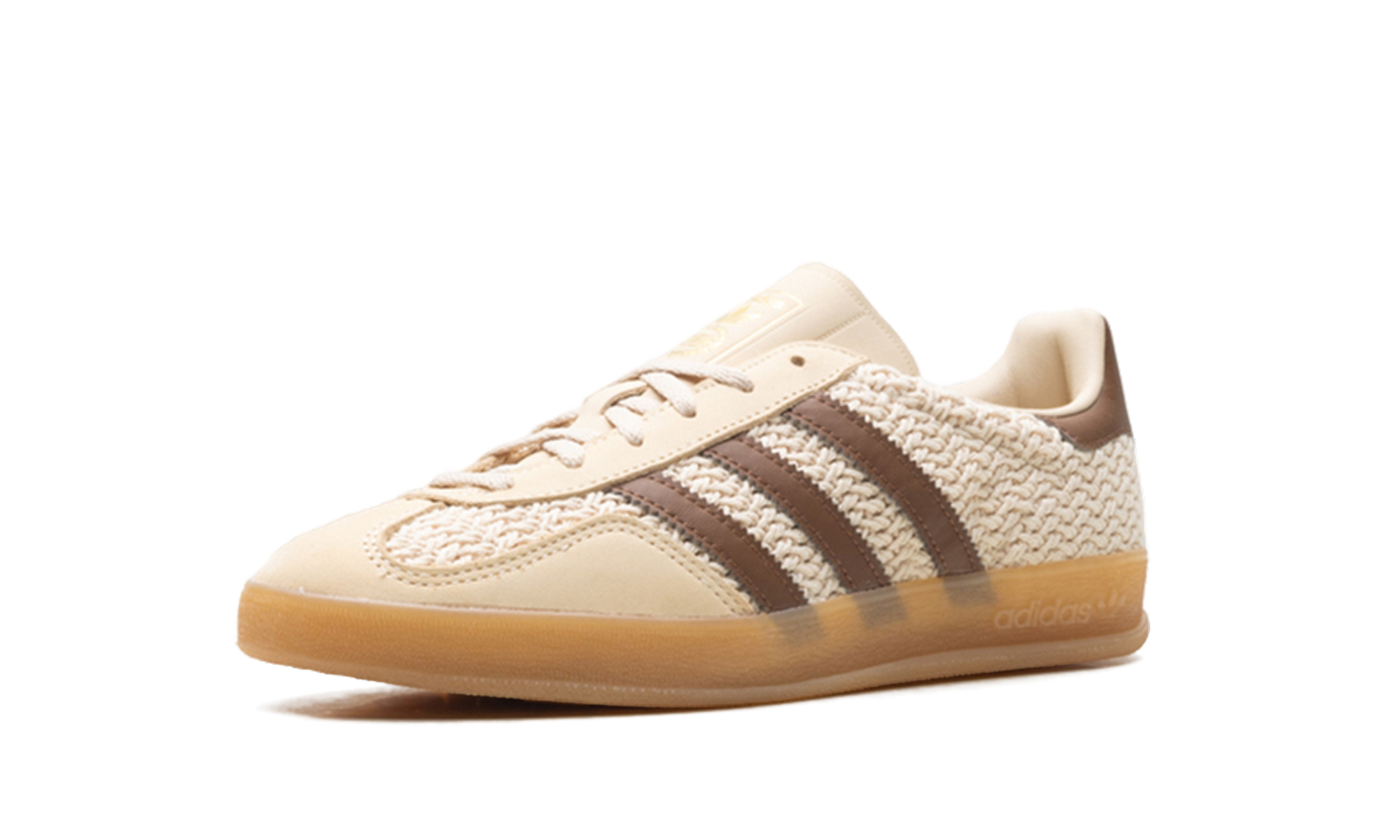 Gazelle Indoor "Cream/brown knit" JS1418