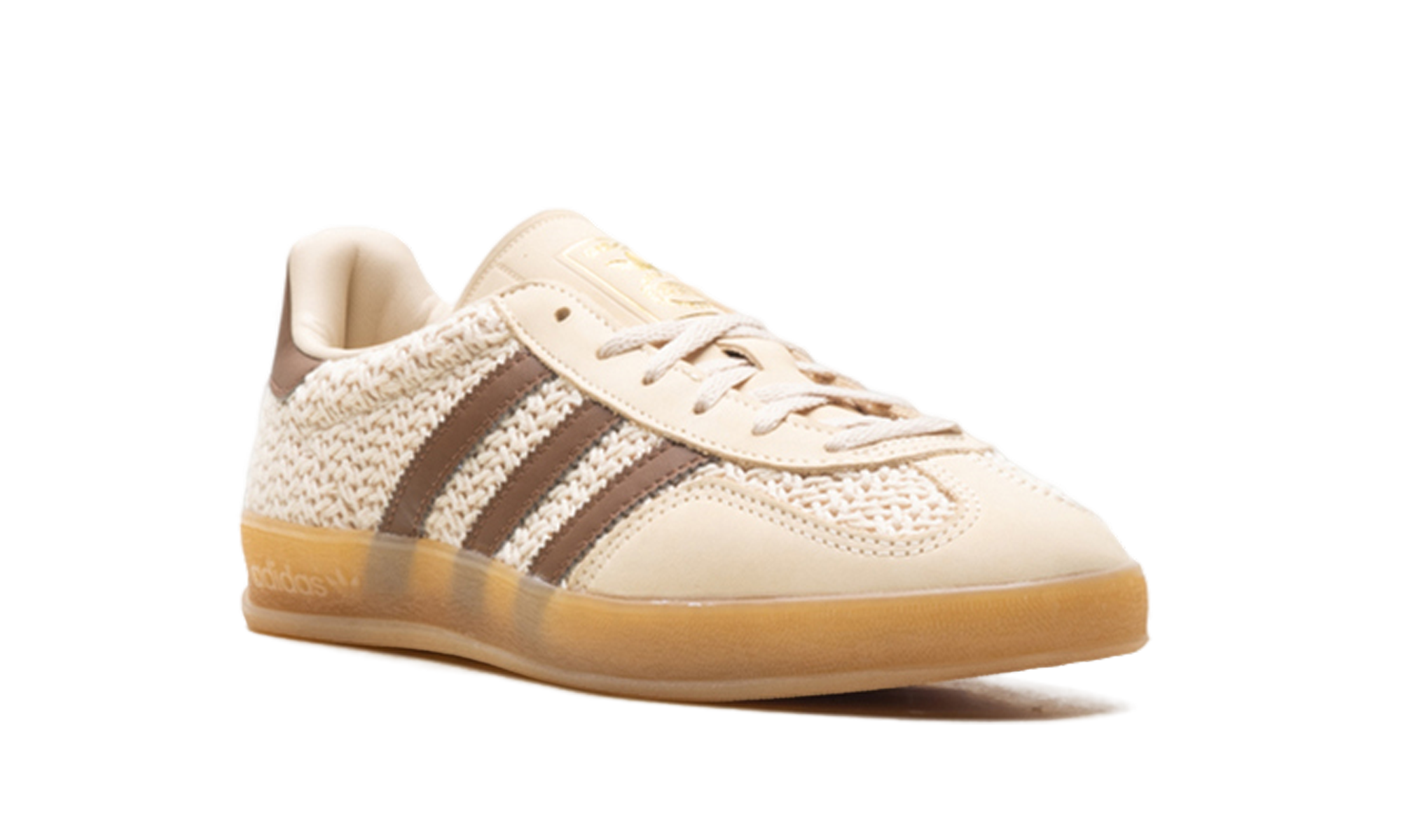 Gazelle Indoor "Cream/brown knit" JS1418