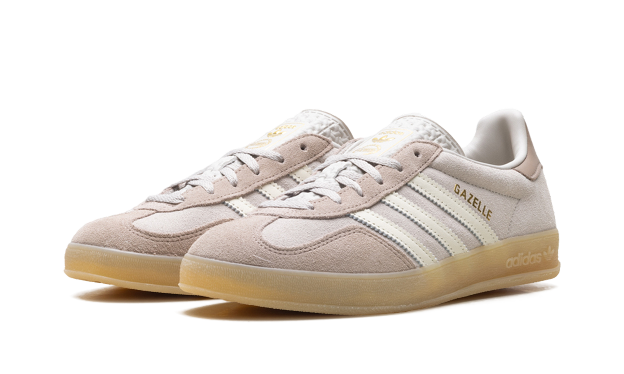 Gazelle Indoor Women "Light brown / off white / gum" HQ2662
